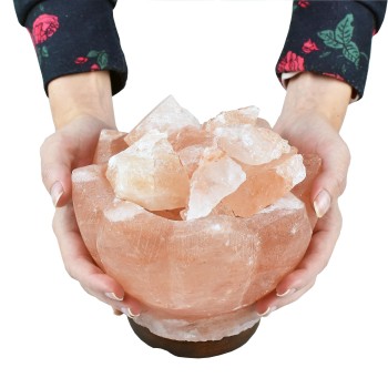 Soľná lampa ruža 2,8 kg