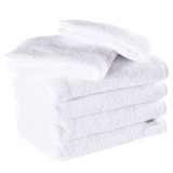 Sada uteráky a osušky bavlnené biele 4 ks 50 x 100 cm + 2 ks 70 x 140 cm EMI
