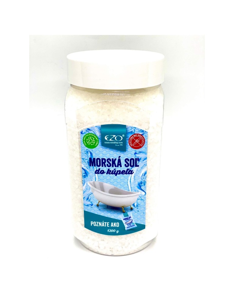 Morská soľ do kúpeľa 1200 g EZO Morská soľ do kúpeľa 1200 g EZO
