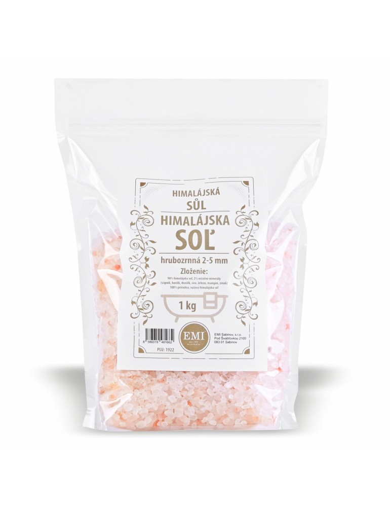 Himalájska soľ do kúpeľa 1 kg Himalájska soľ do kúpeľa 1 kg