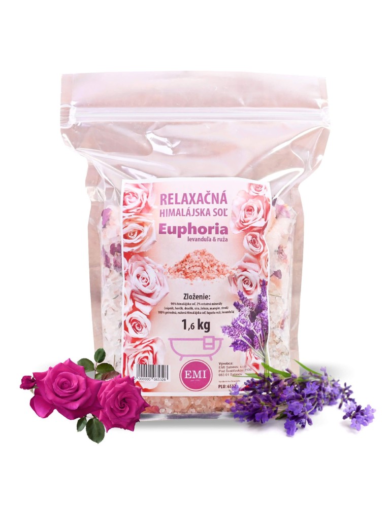 Relaxačná himalájska soľ Euphoria 1600 g EMI Relaxačná himalájska soľ Euphoria 1600 g EMI