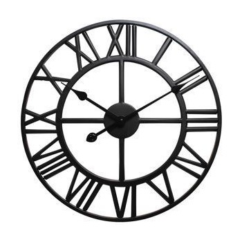 Nástenné hodiny Solar čierne 40 cm