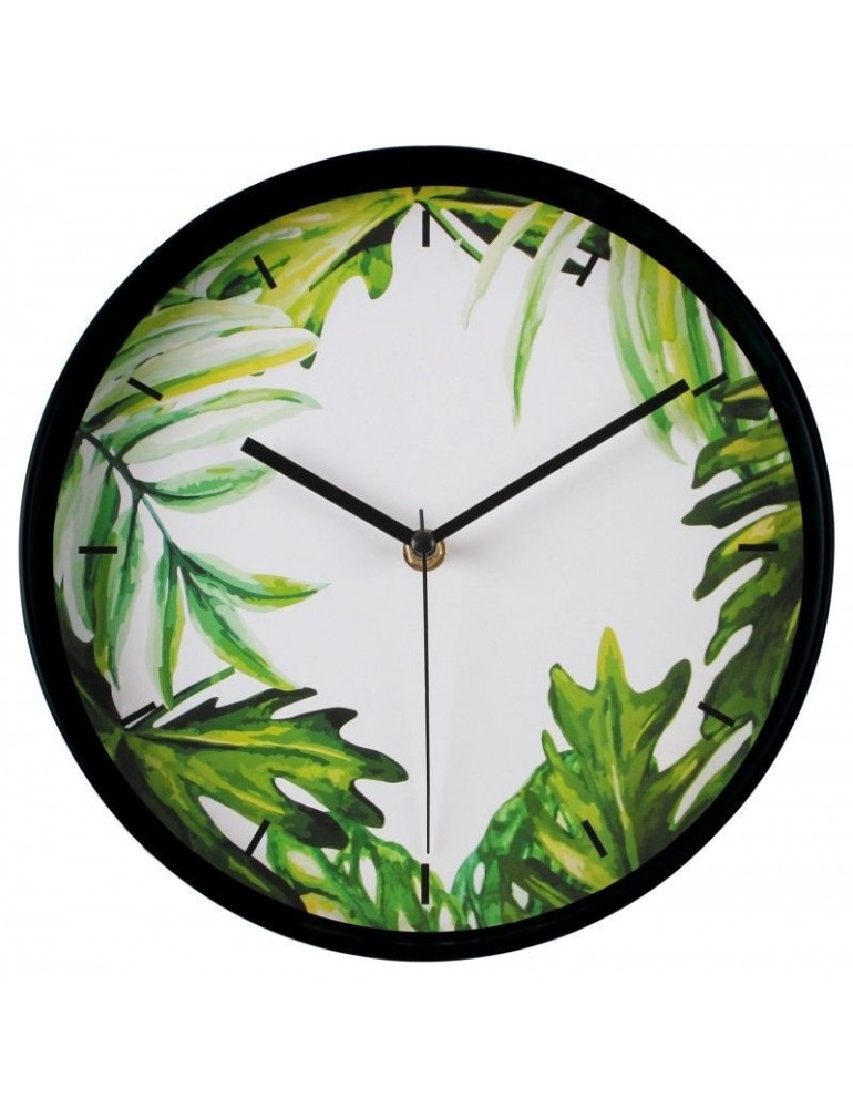 Nástenné hodiny Greenery 25 cm Nástenné hodiny Greenery 25 cm
