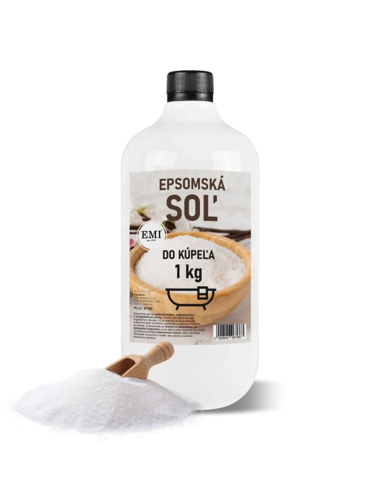 Epsomská soľ do kúpeľa 1000 g EMI Epsomská soľ do kúpeľa 1000 g EMI
