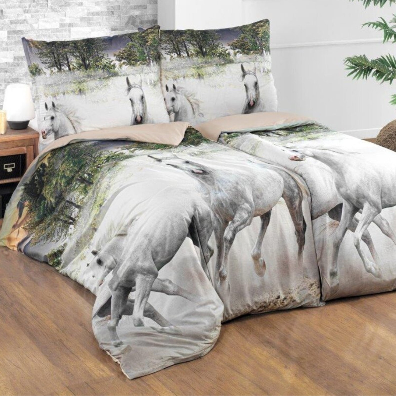 Obliecky_bavlnene_3D_Horses