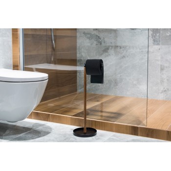 Stalak za wc papir braon AWD
