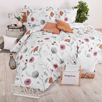 Flanel plahte Kayla bijela EMI