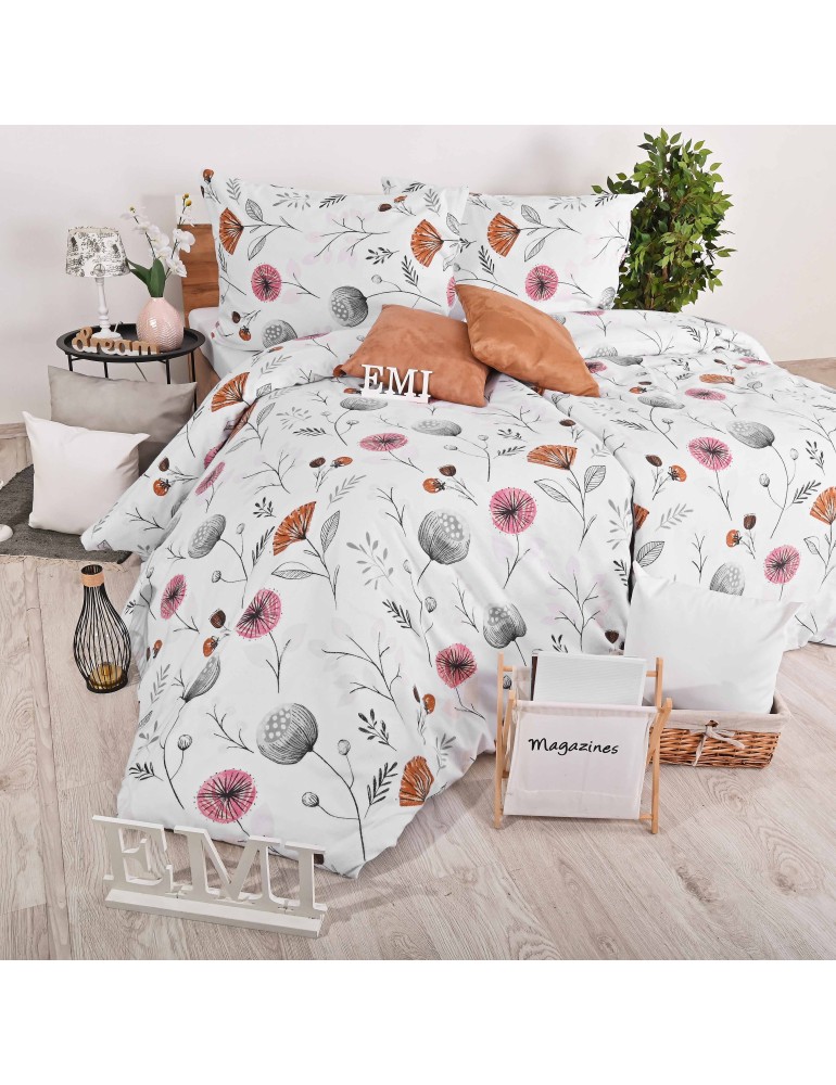 Flanel plahte Kayla bijela EMI