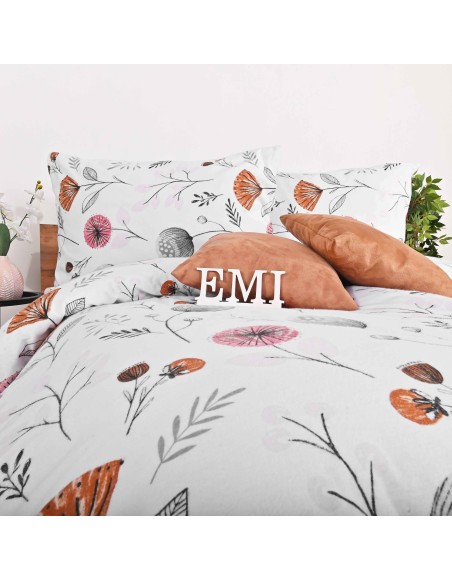 Flanel plahte Kayla bijela EMI