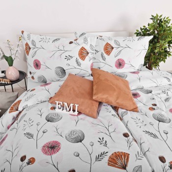 Flanel plahte Kayla bijela EMI