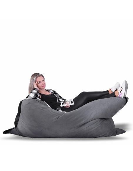 Jastuk bean bag sivi antilop EMI