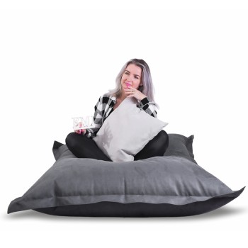 Jastuk bean bag sivi antilop EMI