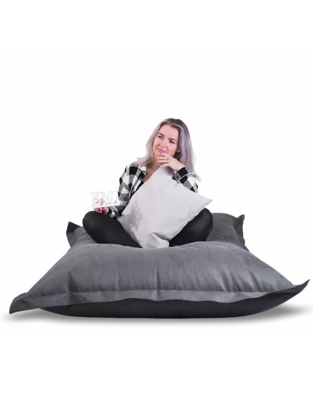 Jastuk bean bag sivi antilop EMI