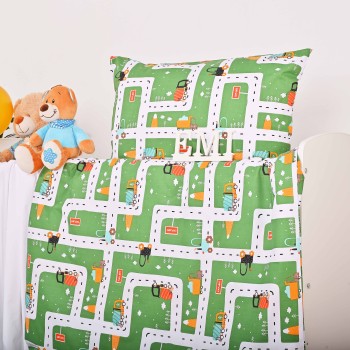 Dječja pamučna posteljina Cesta EMI