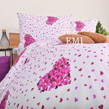 EMI romantične roze plahte