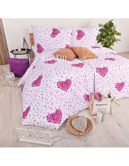 EMI romantične roze plahte