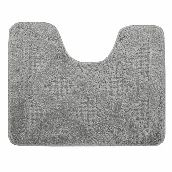 Kupaonski tepih sivo-crni 80x50 cm AWD