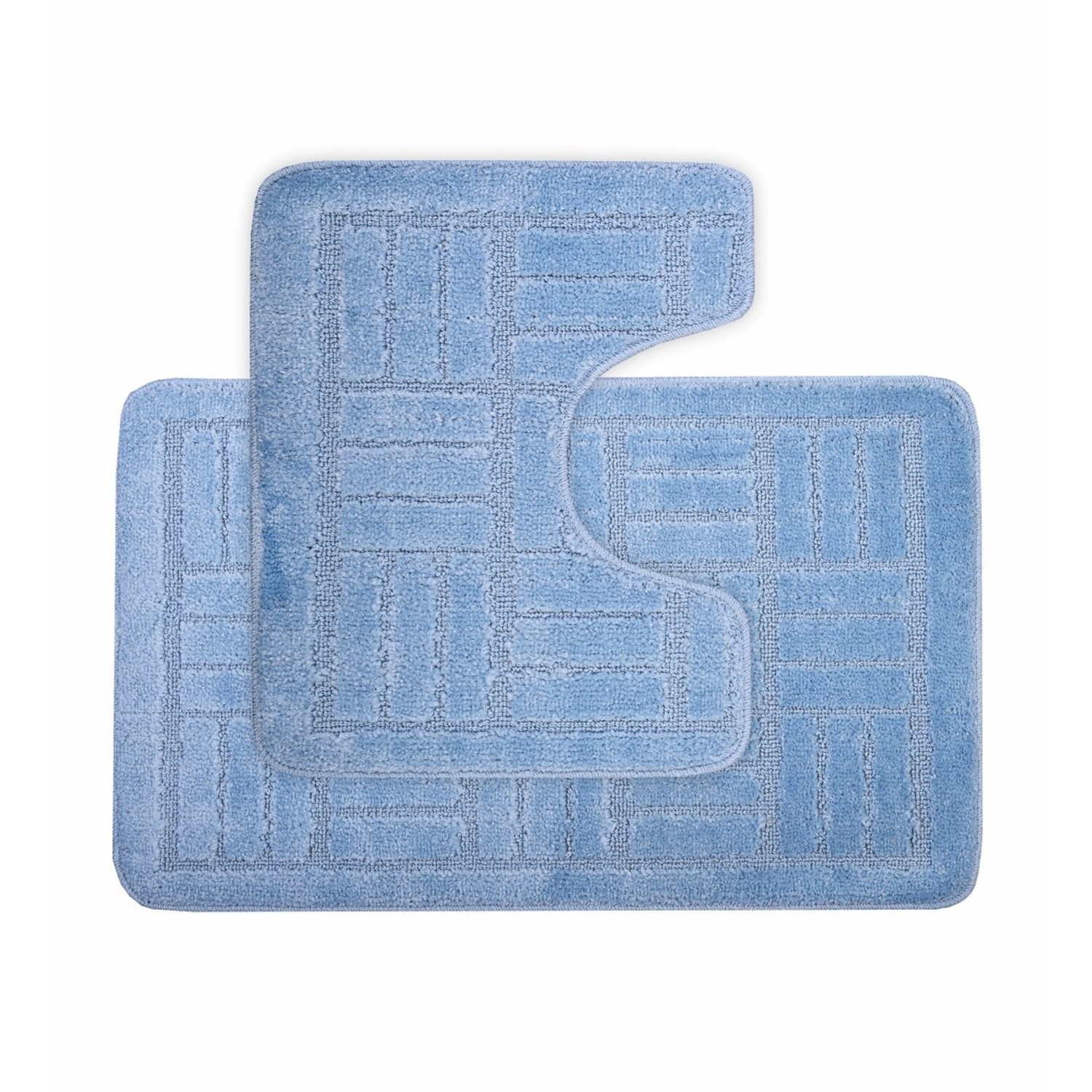 Set od 2 kupaonske prostirke Braccus svijetloplava EMI