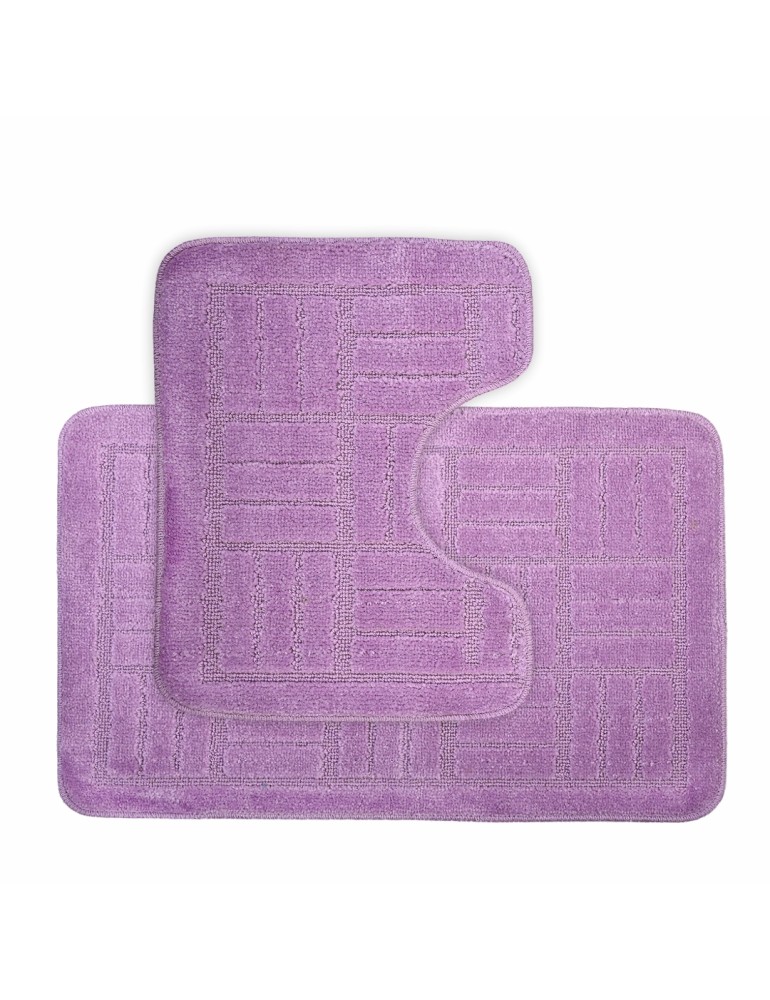 Set od 2 kupaonske prostirke Tara ljubičaste EMI