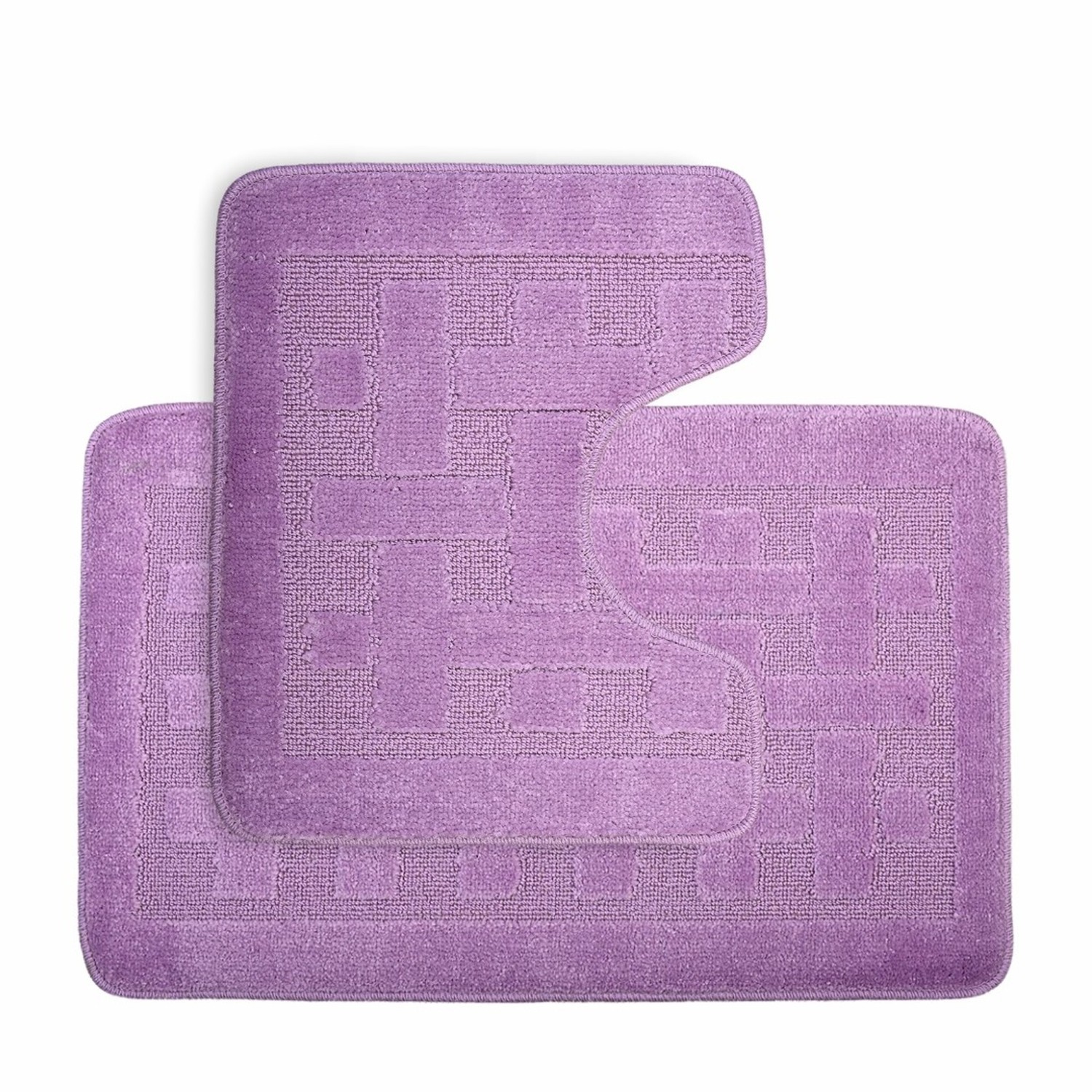 Set od 2 prostirke za kupaonicu Amy ljubičaste EMI