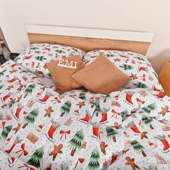 Božićna pamučna posteljina Felicitas EMI