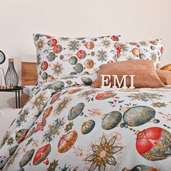 Božićna pamučna posteljina Magic EMI