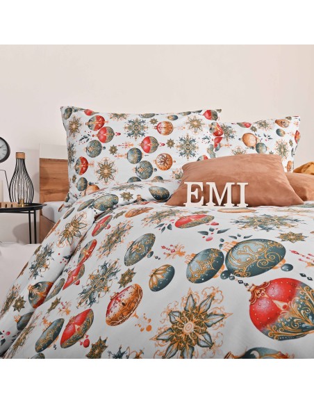Božićna pamučna posteljina Magic EMI