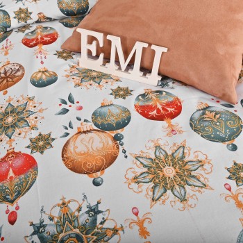 Božićna pamučna posteljina Magic EMI