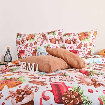 Božićna pamučna posteljina Rafael EMI