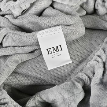 EMI siva posteljina od mikropliša
