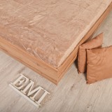 EMI smeđa posteljina od mikropliša