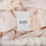 Kremasta mikroplišna plahta za posteljinu s EMI efektom