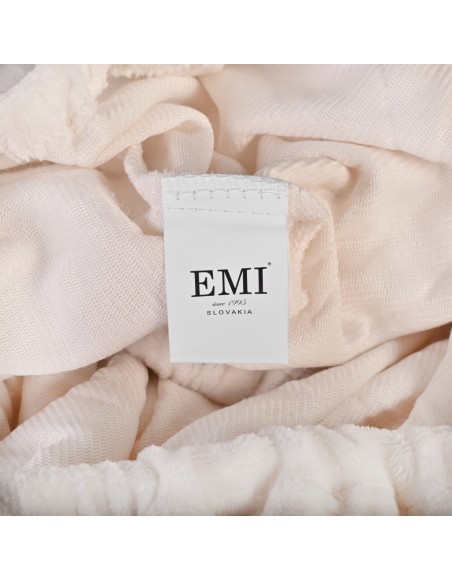 Mikroplišna plahta krem EMI