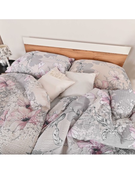 Posteljina od krepa Isadora ružičaste EMI