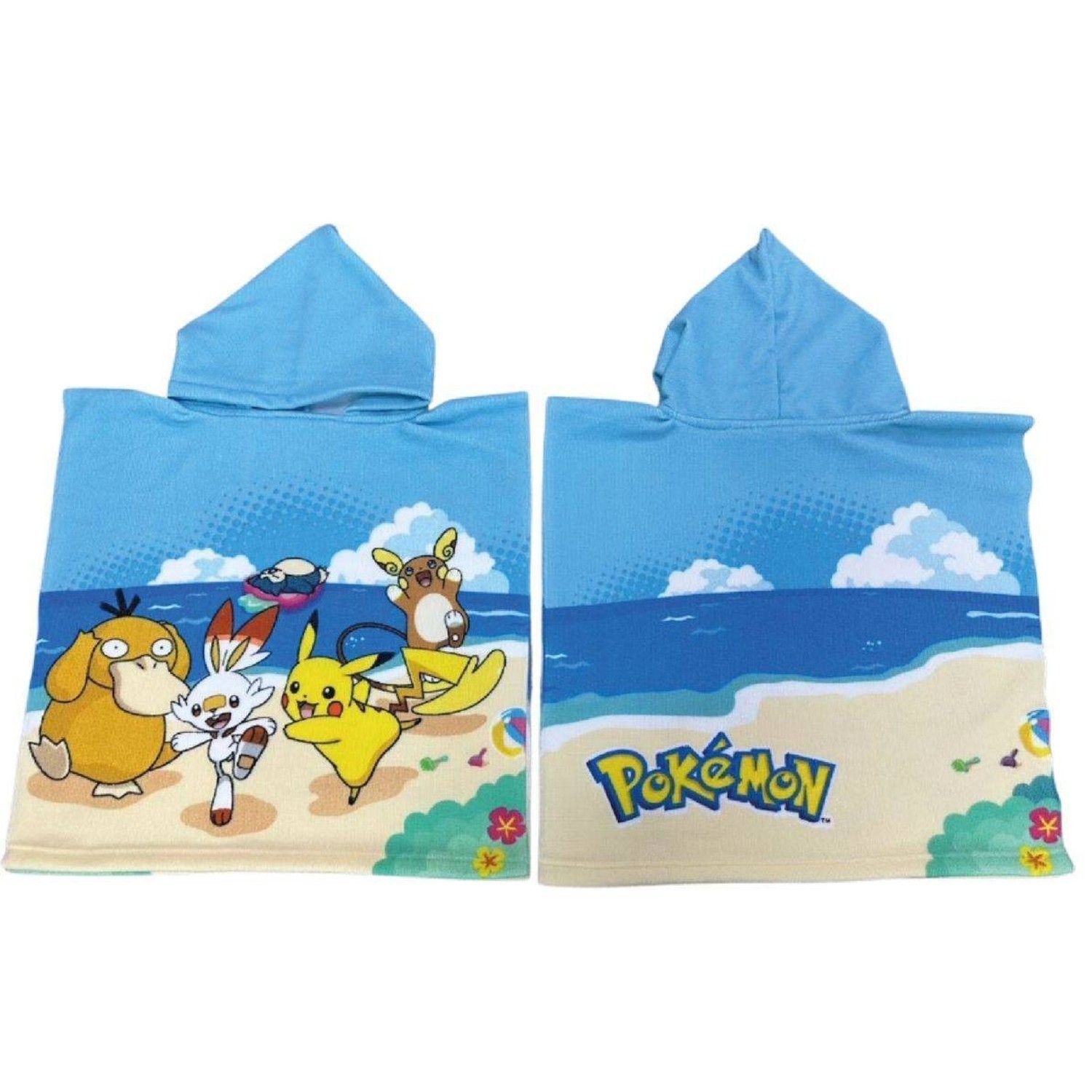 Dječji pončo Pokémon za plažu FARO