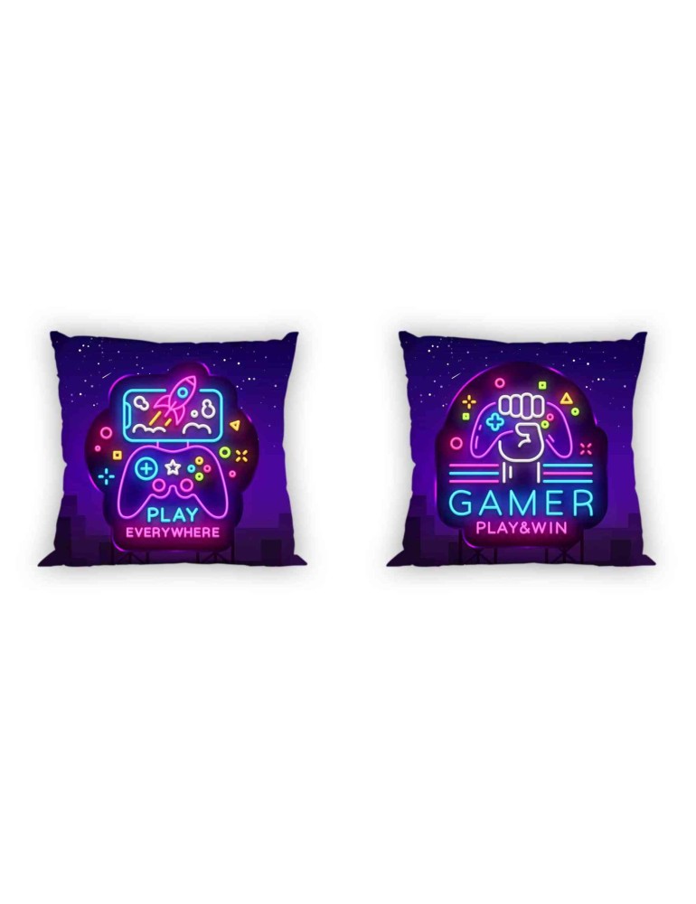 Obliečka na vankúš Gamer Neon 40x40 cm FARO