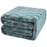 Deka od sive mikrofibre Luxur 150 x 200 cm EMI
