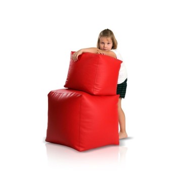 Bean bag stolica kocka mali crveni EMI