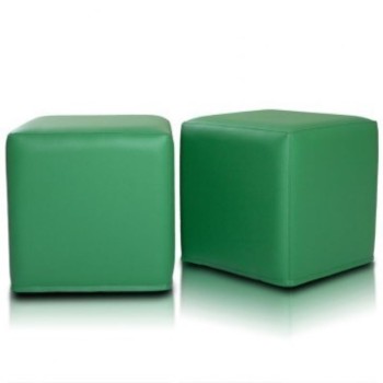 Bean bag stolica kockasta zelena EMI