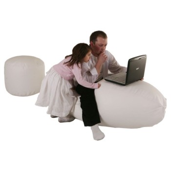 Bean bag bijela kruška EMI