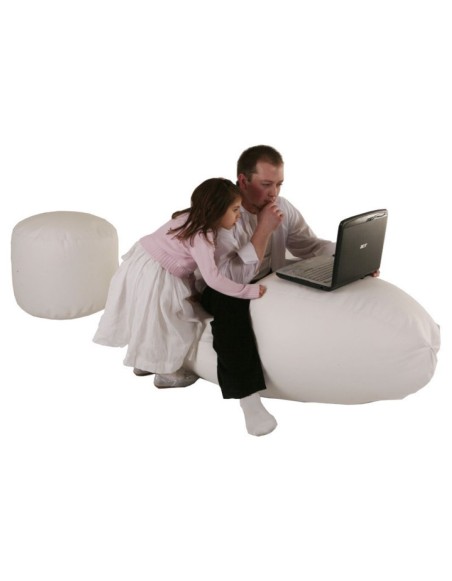 Bean bag bijela kruška EMI