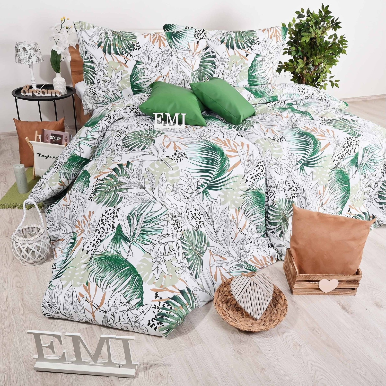 Pamučna posteljina Botanic EMI
