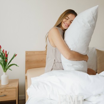 Posteljina bijela pamuk deluxe EMI