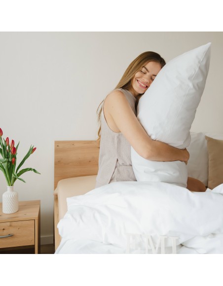 Posteljina bijela pamuk deluxe EMI