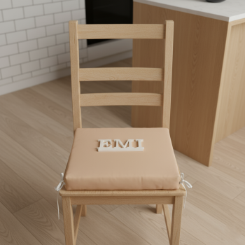 Sjedalo stolice krem boje 40x40 cm EMI
