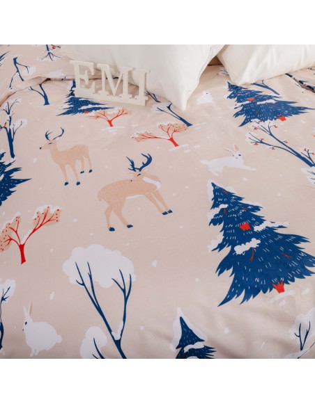 Božićne pamučne plahte Frostelle EMI