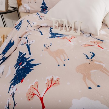 Božićne pamučne plahte Frostelle EMI