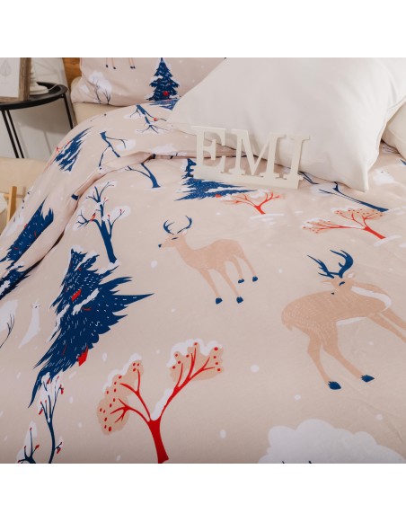 Božićne pamučne plahte Frostelle EMI