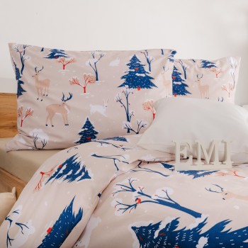 Božićne pamučne plahte Frostelle EMI