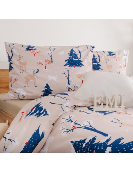 Božićne pamučne plahte Frostelle EMI